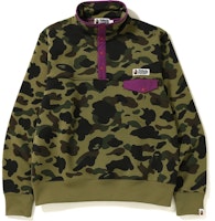 Bape 1st Camo Wide Sweater Green Bape 1st Camo Wide Sweater Green