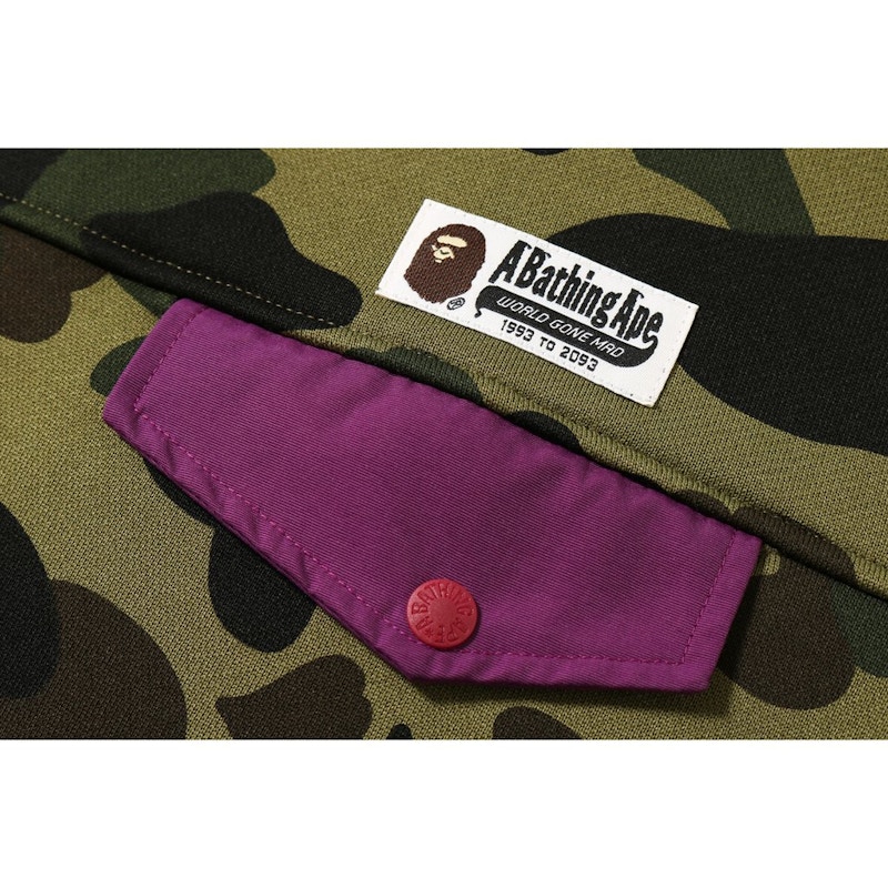 Order Suéter Ancho Verde Bape 1st Camo