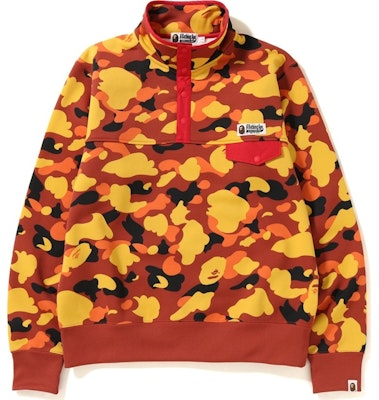 Bape Sweater Lebar Kamuflase Pertama Oranye Buy Bape Sweater Lebar Kamuflase Pertama Oranye