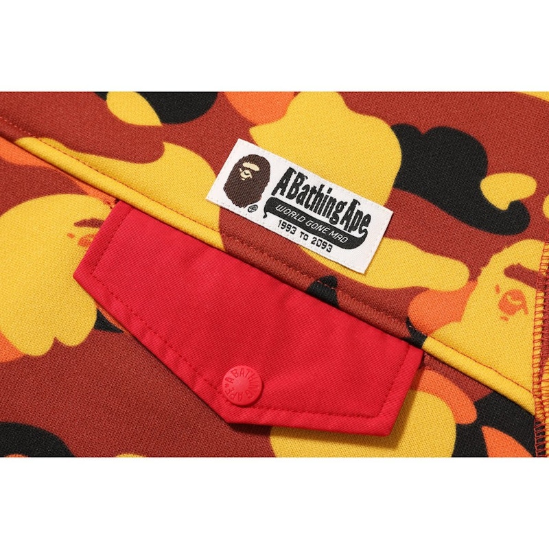 Order Bape Sweater Lebar Kamuflase Pertama Oranye