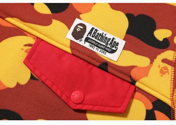 Bape Sweater Lebar Kamuflase Pertama Oranye Order Bape Sweater Lebar Kamuflase Pertama Oranye