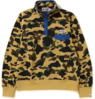 Bape 1st Camo Wide Sweater Yellow Bape 1st Camo Wide Sweater Yellow