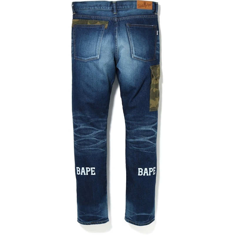 Order Bape 2008 TYPE '05 Remake Jeans Rusak Denim Indigo