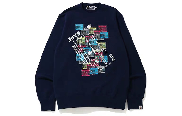 BAPE 27th Anniversary Crewneck Unisex Sweatshirt 1G20-113-015