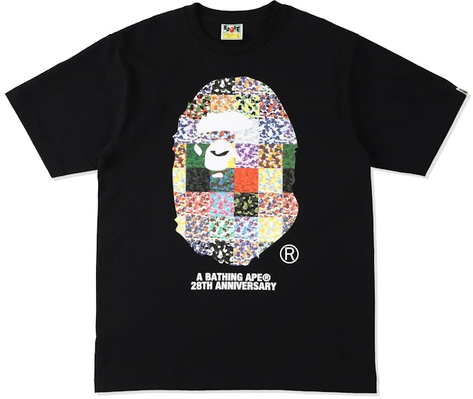 bape-28th-anniversary-ape-head-tee-black
