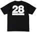 Order BAPE 28th Anniversary Ape Head Tee Black