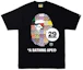 Buy Bape 29周年猿人头T恤 '黑色' BP-AAH-T-B