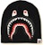 Bape 2nd Shark Knit Cap Black