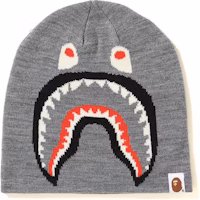 Bape 2nd Shark Knit Cap Grey Bape 2nd Shark Knit Cap Grey
