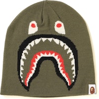 Bape 2nd Shark Knit Cap Olivedrab Bape 2nd Shark Knit Cap Olivedrab
