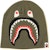 Bape 2nd Shark Knit Cap Olivedrab