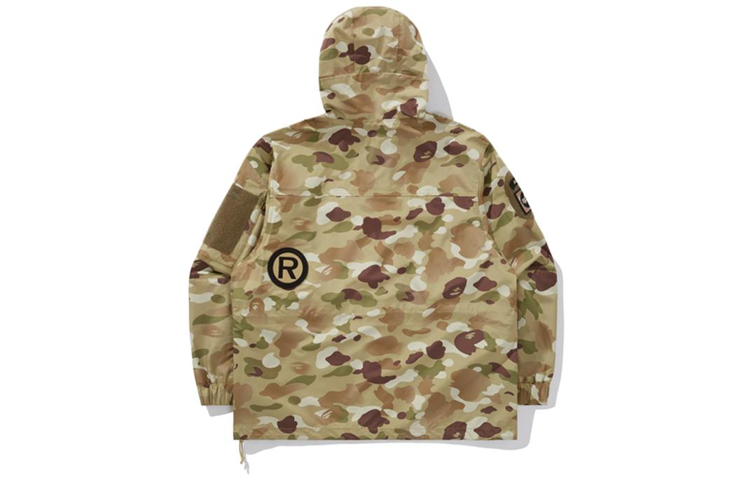 BAPE × Alpha Industries Camo Full-Print Logo Hoodie Jacket Men’s Multicolor 0ZXJKM141909F 圖 3