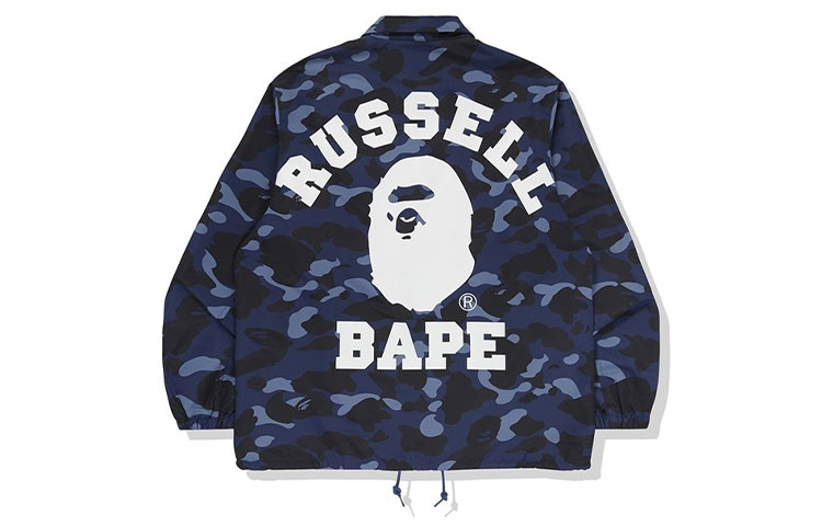 BAPE × RUSSELL Collaboration Camo Print Jacket . 1G73-140-914