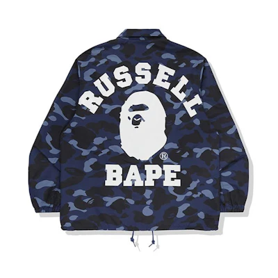 BAPE × RUSSELL Collaboration Camo Print Jacket . 1G73-140-914