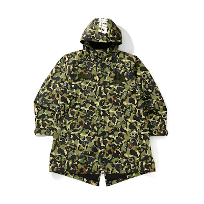 BAPE × UNKLE Camo Hoodie Jacket Green () 1H23-141-902