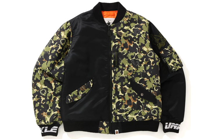 BAPE × UNKLE Collaborative Camouflage Symmetric Jacket  Black Camo 1H23-141-903 圖 2