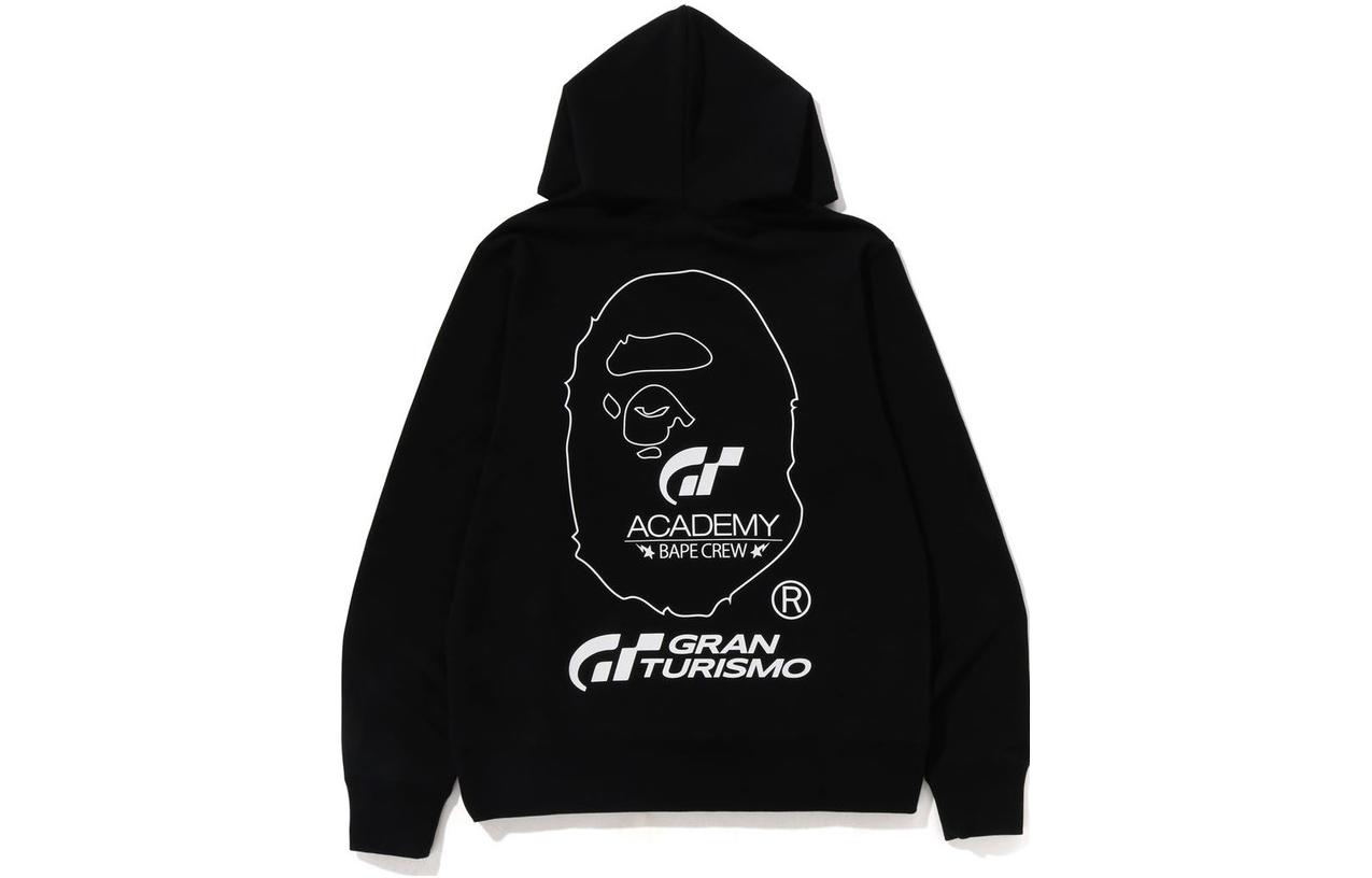 BAPE  Black Pullover Hoodie with Letter Design. 1J73-114-911 圖 3