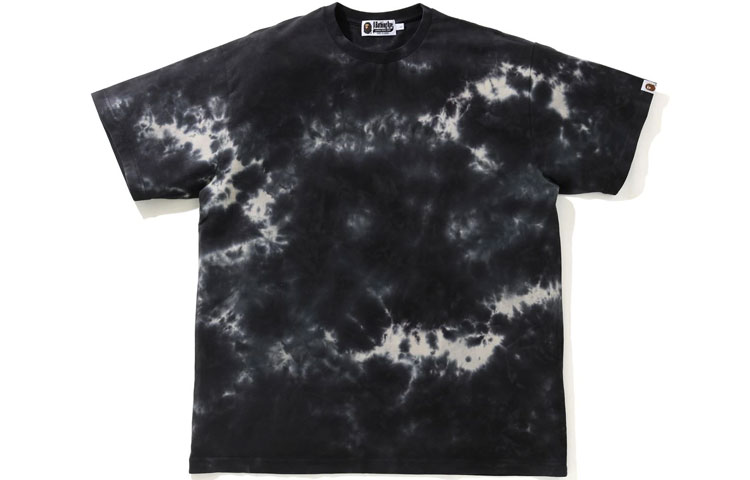 BAPE  Black Tie-Dye Loose Fit Short Sleeve T-Shirt. 1H30-109-014 圖 2
