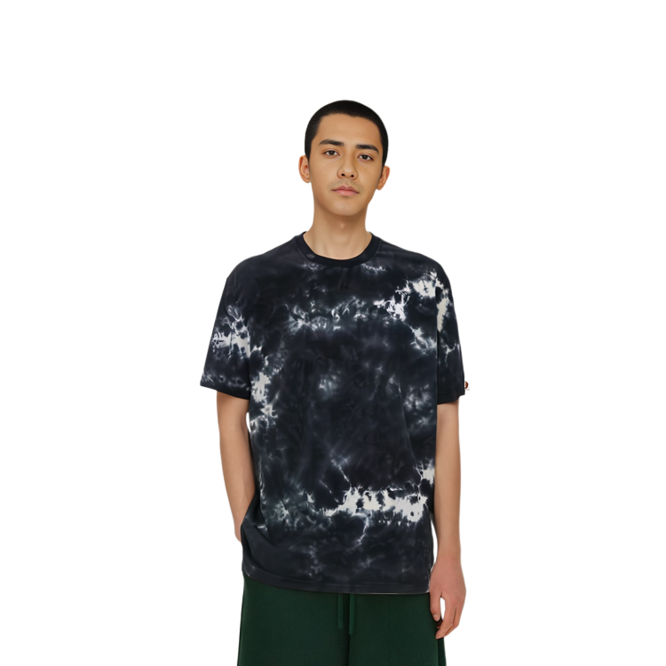 BAPE  Black Tie-Dye Loose Fit Short Sleeve T-Shirt. 1H30-109-014 圖 4
