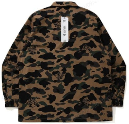 BAPE迷彩刺繡徽章字母Logo長袖襯衫 0ZXSTM13103XG Details for BAPE迷彩刺繡徽章字母Logo長袖襯衫 0ZXSTM13103XG