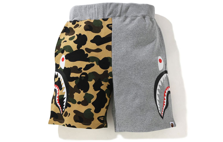 Order BAPE カモ ハーフシャーク スウェットショーツ 1H20-153-020