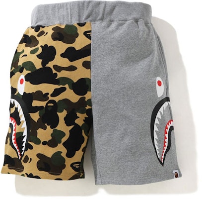BAPE カモ ハーフシャーク スウェットショーツ 1H20-153-020 Order BAPE カモ ハーフシャーク スウェットショーツ 1H20-153-020