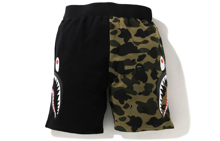 Purchase BAPE カモ ハーフシャーク スウェットショーツ 1H20-153-020