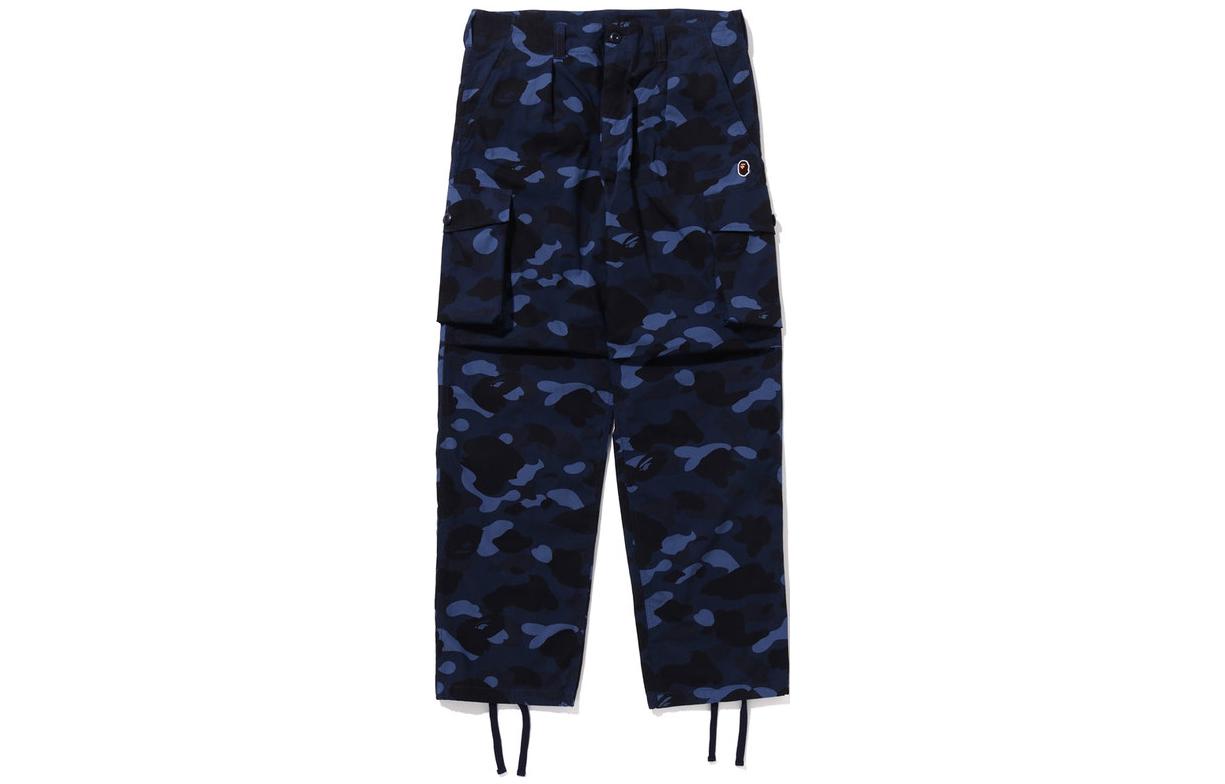 Order BAPE 迷彩印花中腰直筒工裝褲。 1J80-152-015