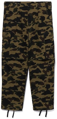 베이프 카모플라주 올오버 프린트 스트레이트 캐주얼 팬츠 1J20-152-002 Shop 베이프 카모플라주 올오버 프린트 스트레이트 캐주얼 팬츠 1J20-152-002