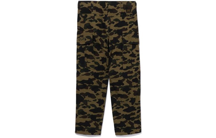 Purchase 베이프 카모플라주 올오버 프린트 스트레이트 캐주얼 팬츠 1J20-152-002