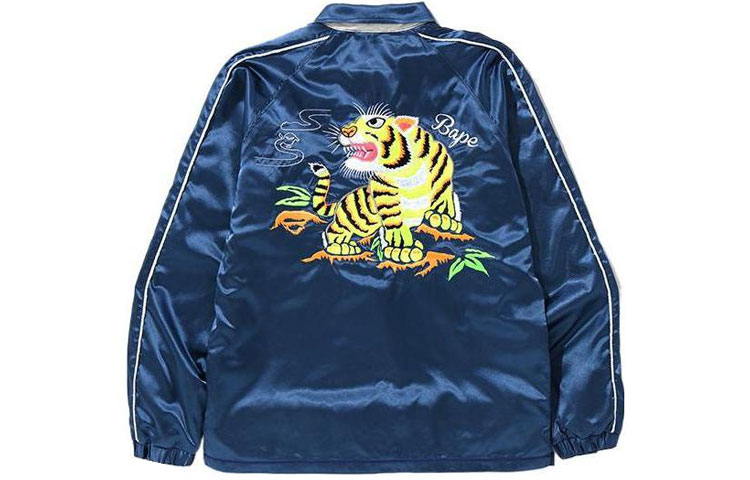 BAPE  Coach Jacket with Tiger Embroidery Design. 1G30-140-011 圖 7