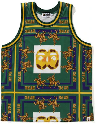 BAPE 雙猿標誌馬圖休閒背心。 0ZXVTM109008G Shop BAPE 雙猿標誌馬圖休閒背心。 0ZXVTM109008G