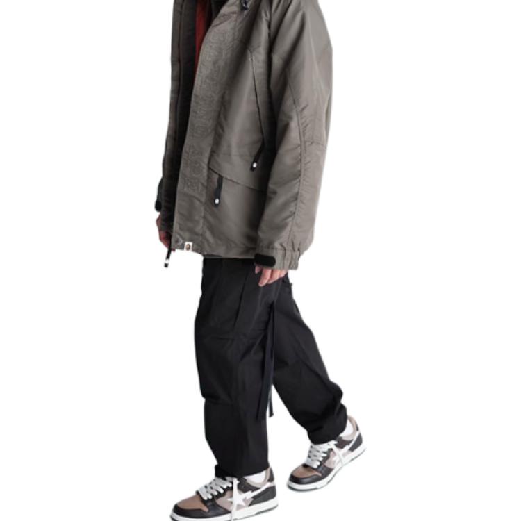 Details for BAPE 刺繡猿人標誌工裝褲 休閒潮流褲。 0ZXPTM152005H