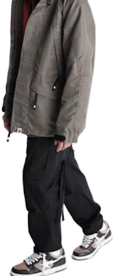 BAPE 刺繡猿人標誌工裝褲 休閒潮流褲。 0ZXPTM152005H Details for BAPE 刺繡猿人標誌工裝褲 休閒潮流褲。 0ZXPTM152005H