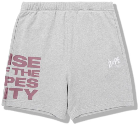 베이프 자수 컬러 블록 레터 카키 반바지 0BSSPBA00002G Details for 베이프 자수 컬러 블록 레터 카키 반바지 0BSSPBA00002G