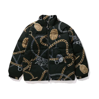 BAPE Full-Zip High Collar Printed Jacket. 1J80-144-002