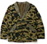 Order BAPE Green Single-Breasted Blazer Jacket Long Sleeve 7G80-142-002