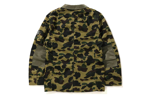BAPE  Green Single-Breasted Blazer Jacket Long Sleeve 7G80-142-002 圖 3
