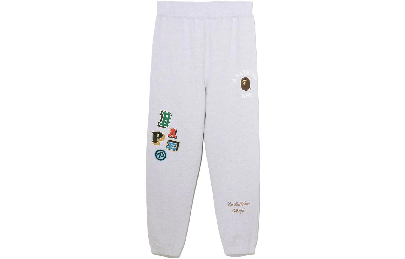 Details for BAPE エイプロゴプリントデザイン ジョガースウェットパンツ 1i30-152-001