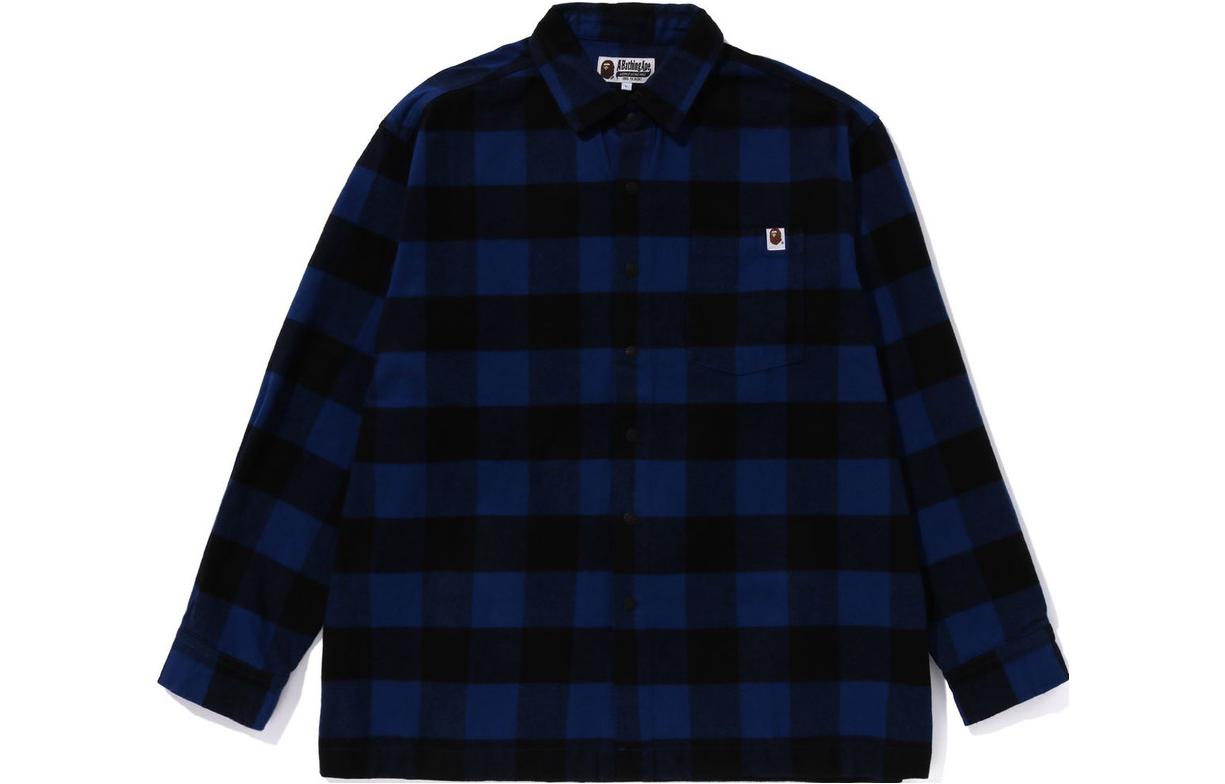 Details for BAPE 長袖格紋襯衫 1J80-131-003
