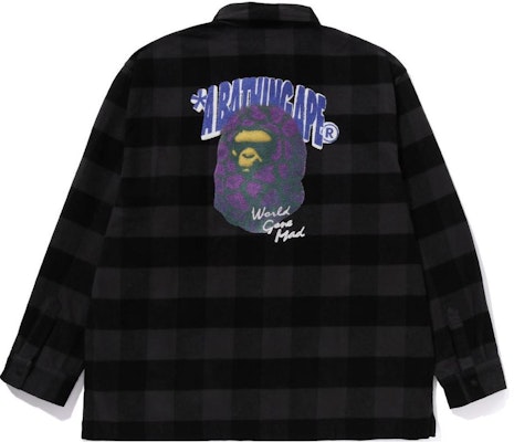 BAPE 長袖格紋襯衫 1J80-131-003 1