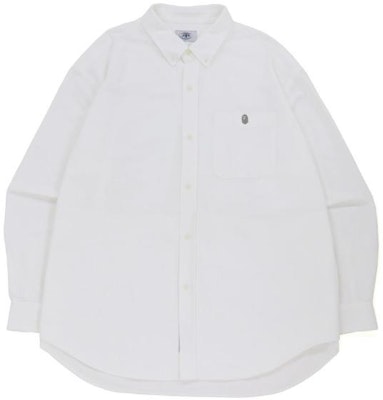 BAPE 猿人刺繡長袖襯衫 搭配字母標設計 0ZXSTM13103SH Order BAPE 猿人刺繡長袖襯衫 搭配字母標設計 0ZXSTM13103SH