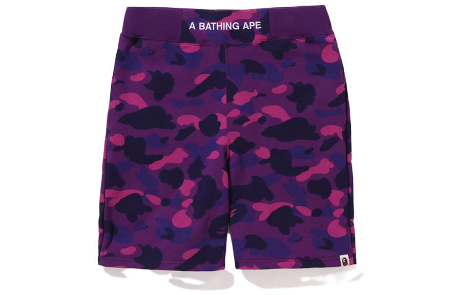 BAPE  Loose Fit Camo Shorts with Letter Embroidery. 0ZXSPM153001J 圖 6