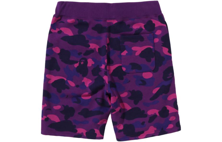 BAPE  Loose Fit Camo Shorts with Letter Embroidery. 0ZXSPM153001J 圖 7