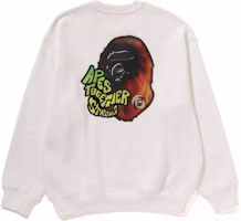 Purchase BAPE 寬鬆版字母印花圓領長袖衛衣 1J80-113-051