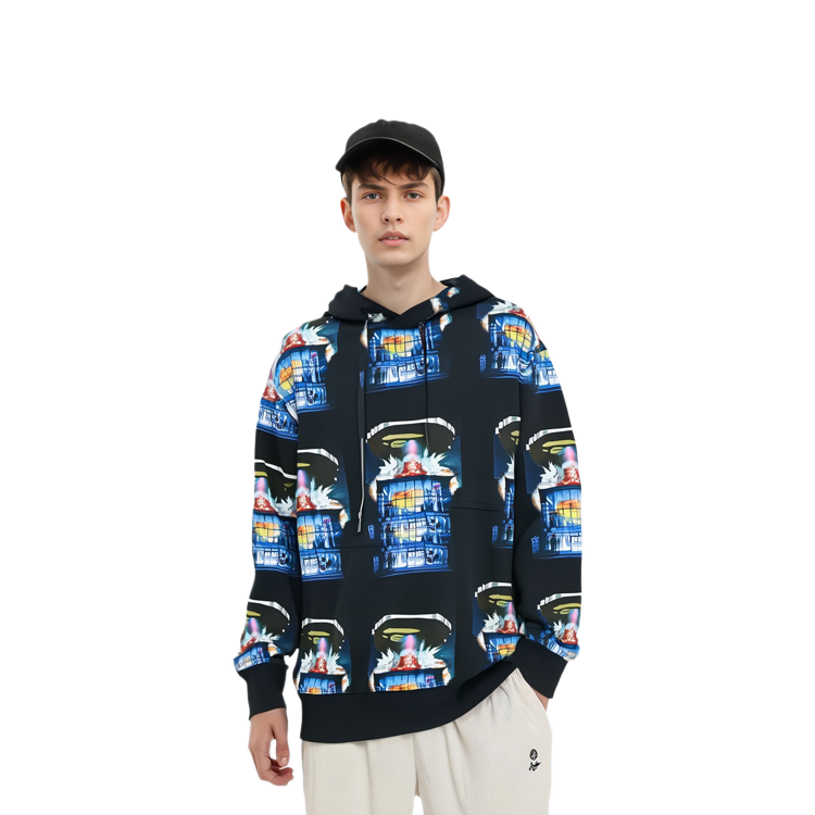 BAPE  Loose Fit Hoodie with Invader Print. 1H30-114-004 圖 3