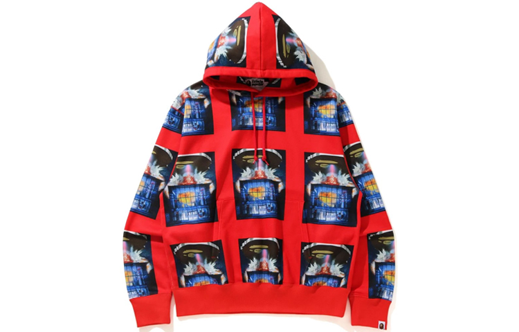 BAPE  Loose Fit Hoodie with Invader Print. 1H30-114-004 圖 4