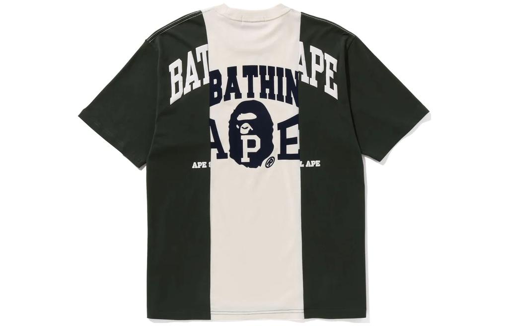 BAPE  Multicolor Letter Print Short Sleeve T-Shirt. 1J80-109-072 圖 3