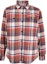 Buy BAPE 紅色格紋長袖扣襯衫 001SHH801001M