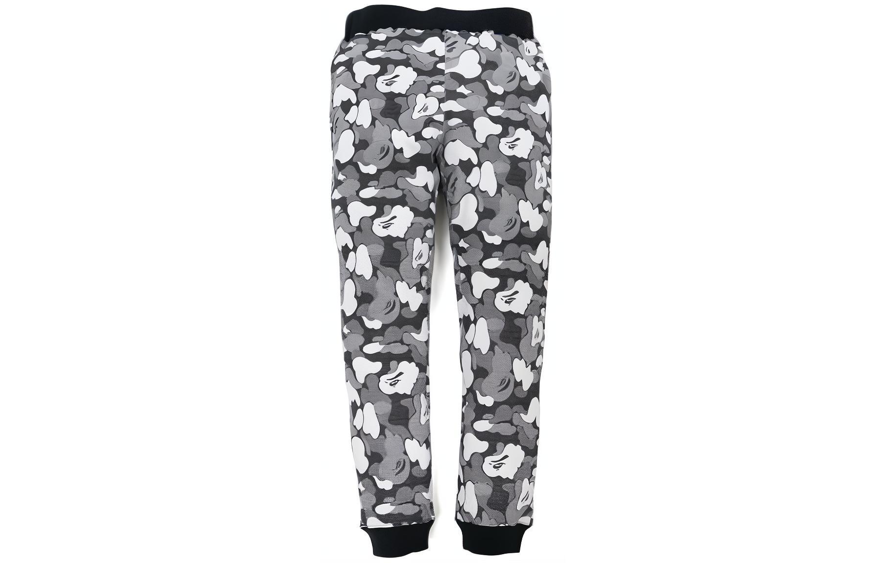 BAPE  Relaxed Fit Sweatpants with Ape Logo and Elastic Waistband. 0ZXPTM152002H